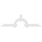 Ekena Millwork Ericson Architectural Grade PVC Gable Bracket, 72"W x 21"H x 2"D x 4"F, 7/12 Pitch GBP072X21X0204ERI00 - alternate 4